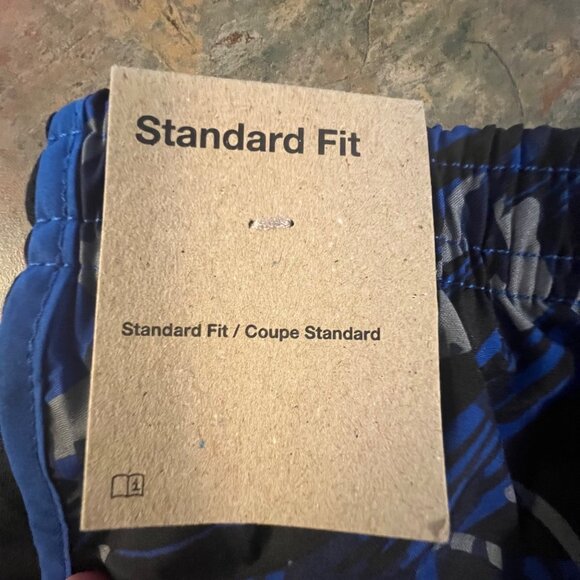 Nike Kid's Dri-Fit Standard Fit‎ Running Shorts,  Size XS, Blue/Black Camo - Picture 5 of 9